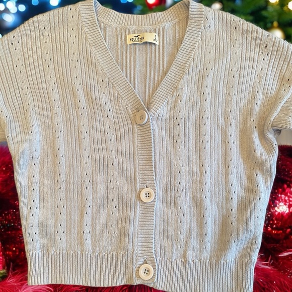 Hollister Cardigan light blue size small - Picture 3 of 5